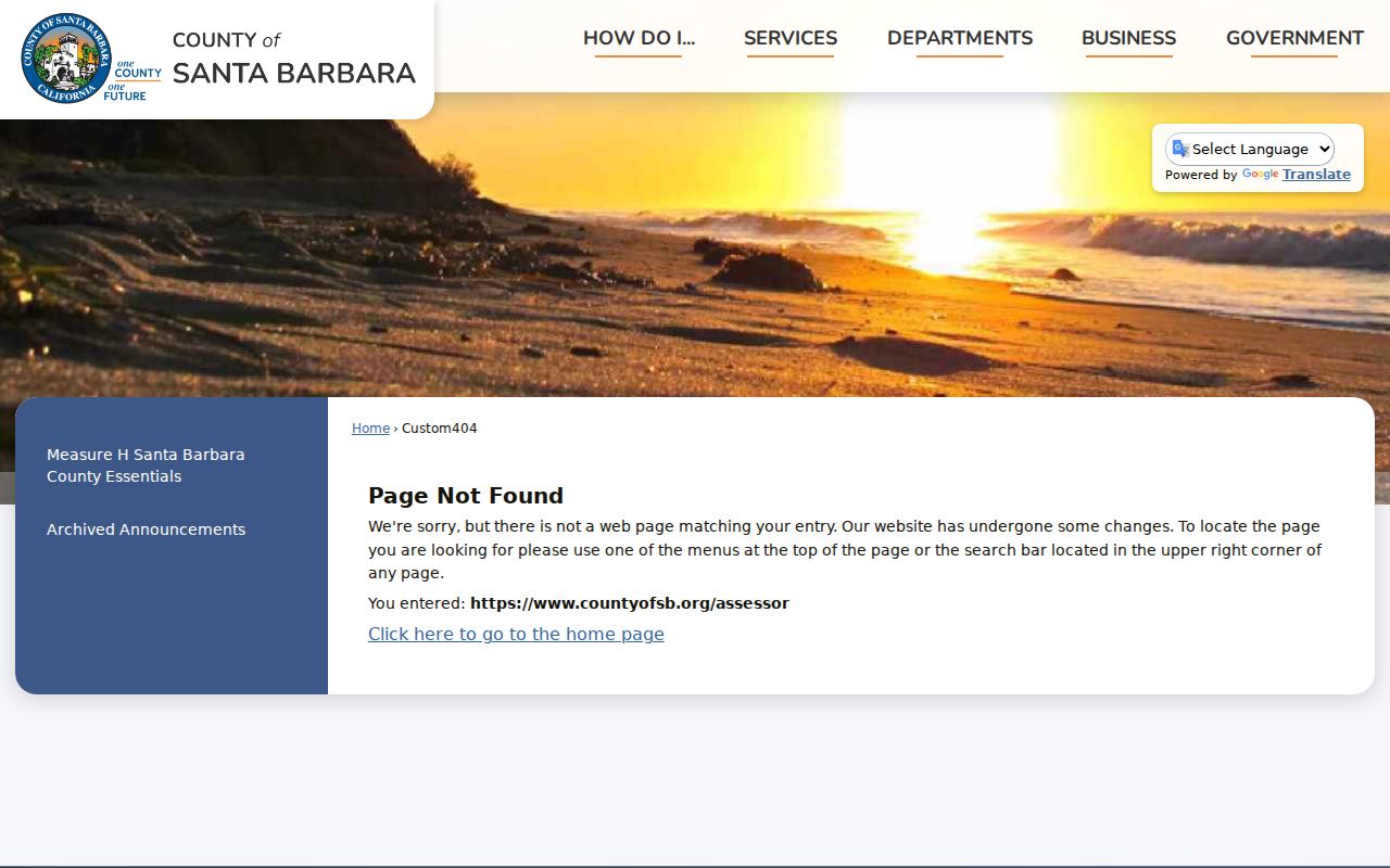 Goleta residents directory Santa Barbara County Assessor