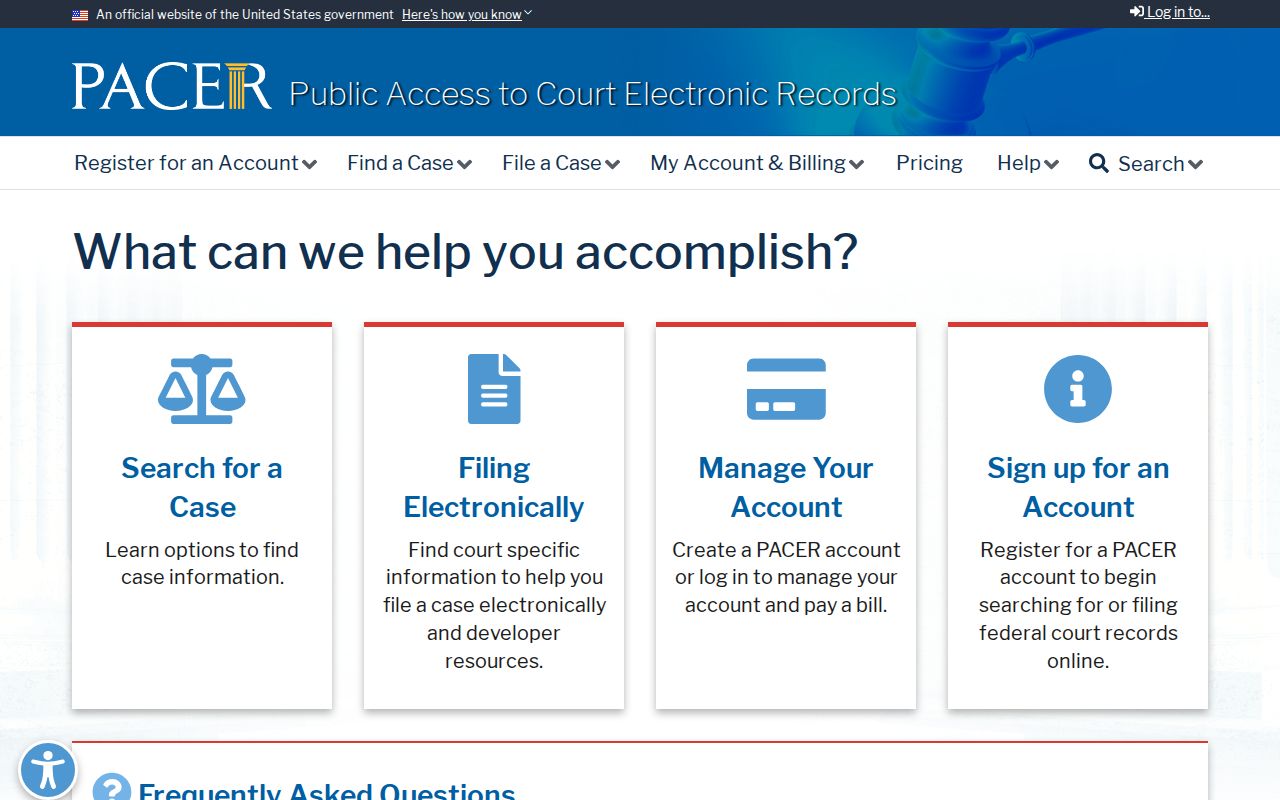 Goleta resident lookup PACER federal court records